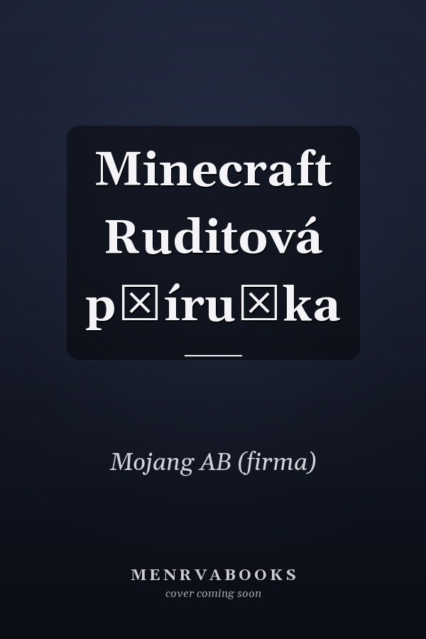 Minecraft Ruditová příručka