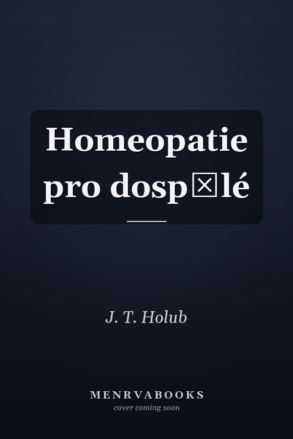 Homeopatie pro dospělé