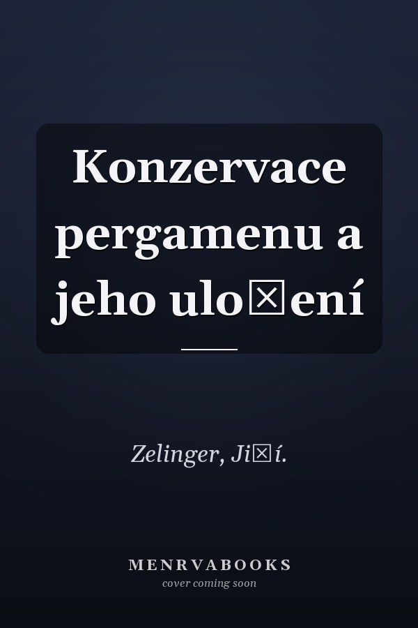 Konzervace pergamenu a jeho uložení