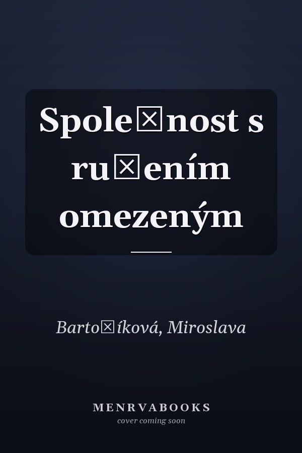 Společnost s ručením omezeným
