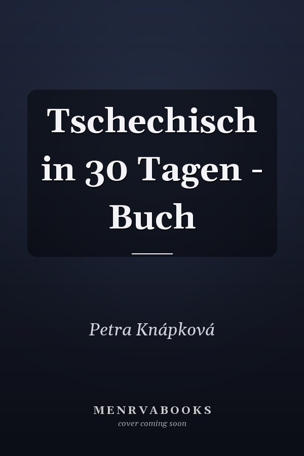 Tschechisch in 30 Tagen - Buch