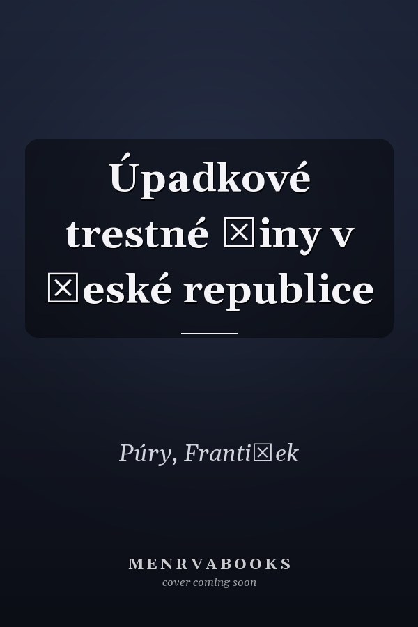Úpadkové trestné činy v České republice