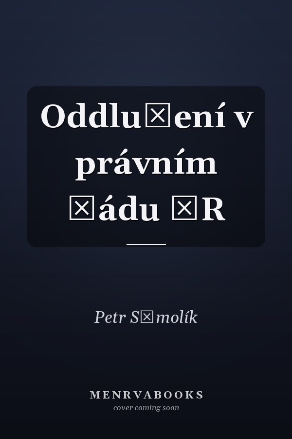 Oddlužení v právním řádu ČR