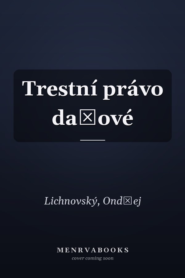 Trestní právo daňové