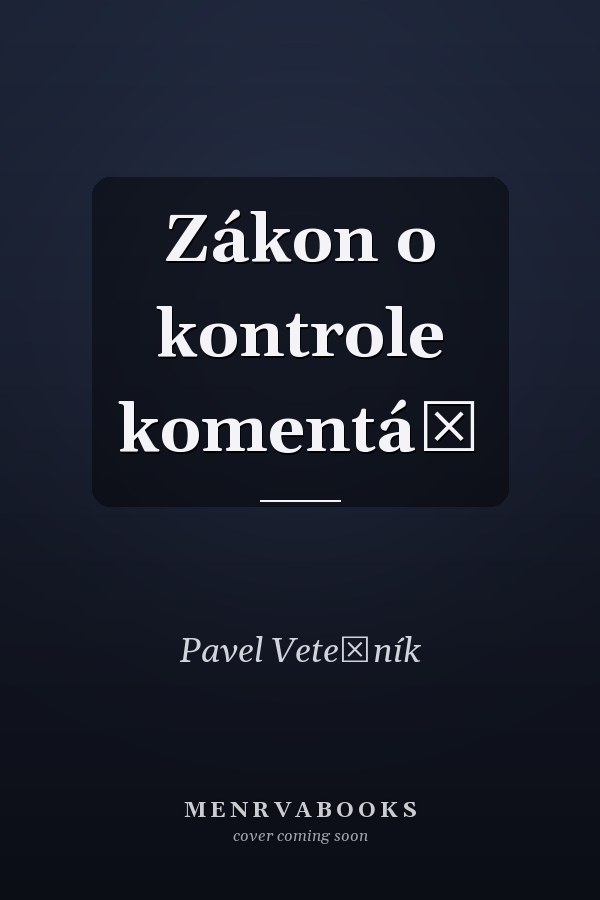Zákon o kontrole komentář
