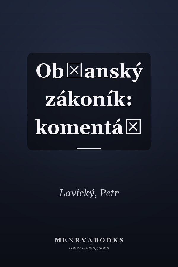 Občanský zákoník: komentář