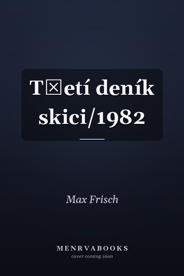 Třetí deník skici/1982