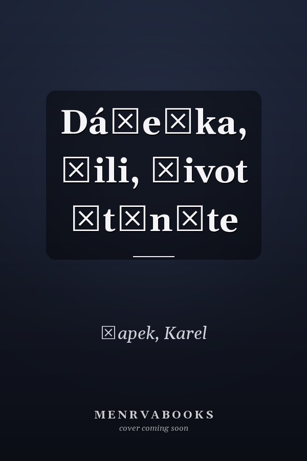 Dášeňka, čili, Život štěněte