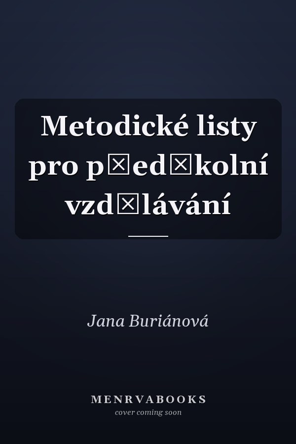 Metodické listy pro předškolní vzdělávání