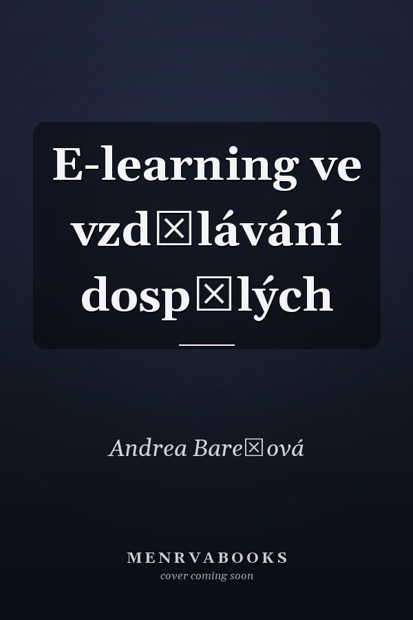 E-learning ve vzdělávání dospělých