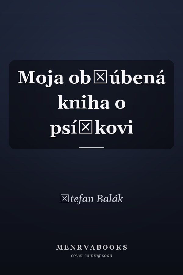 Moja obľúbená kniha o psíčkovi