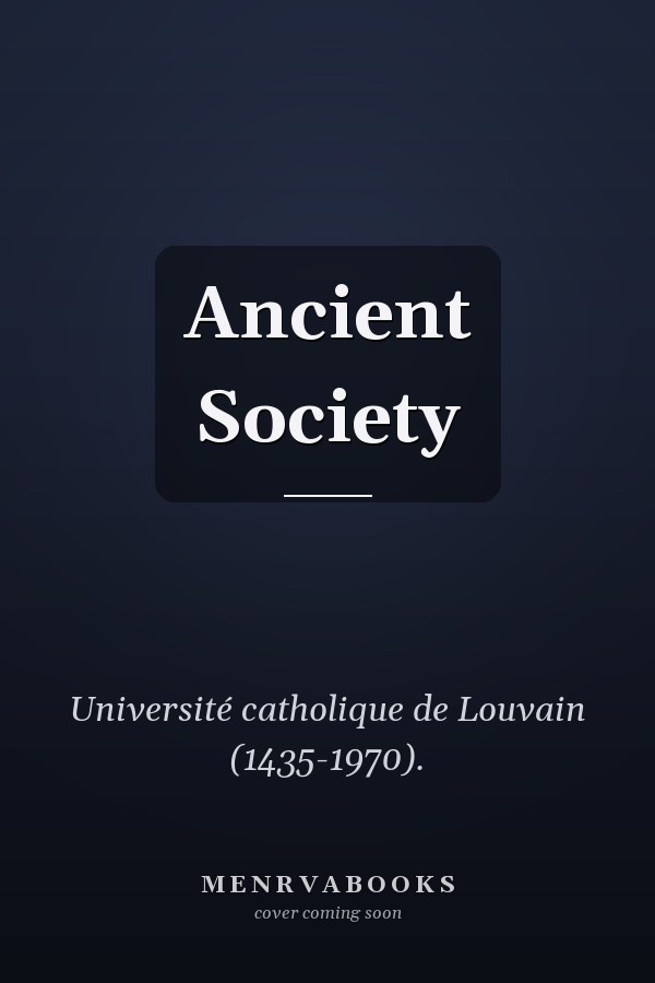 Ancient Society