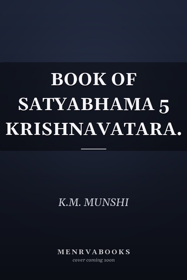 BOOK OF SATYABHAMA 5 KRISHNAVATARA.
