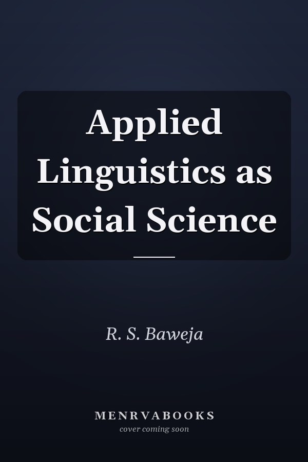 Applied Linguistics as Social Science