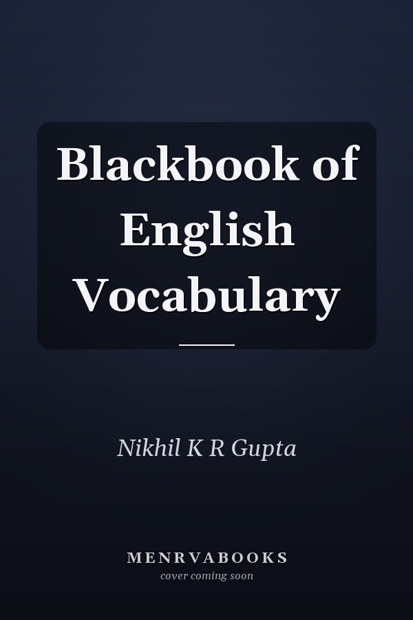 Blackbook of English Vocabulary
