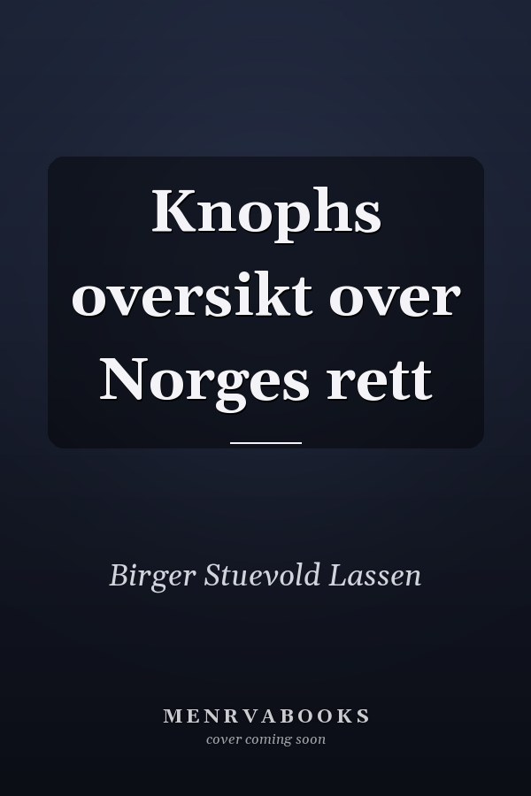 Knophs oversikt over Norges rett