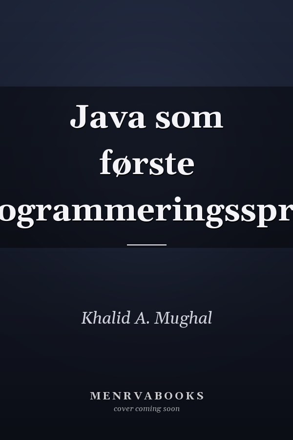Java som første programmeringsspråk