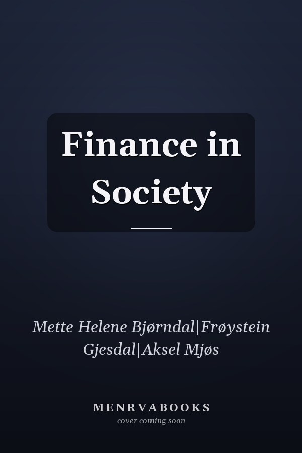 Finance in Society