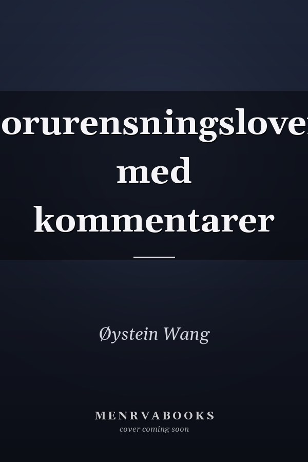 Forurensningsloven med kommentarer