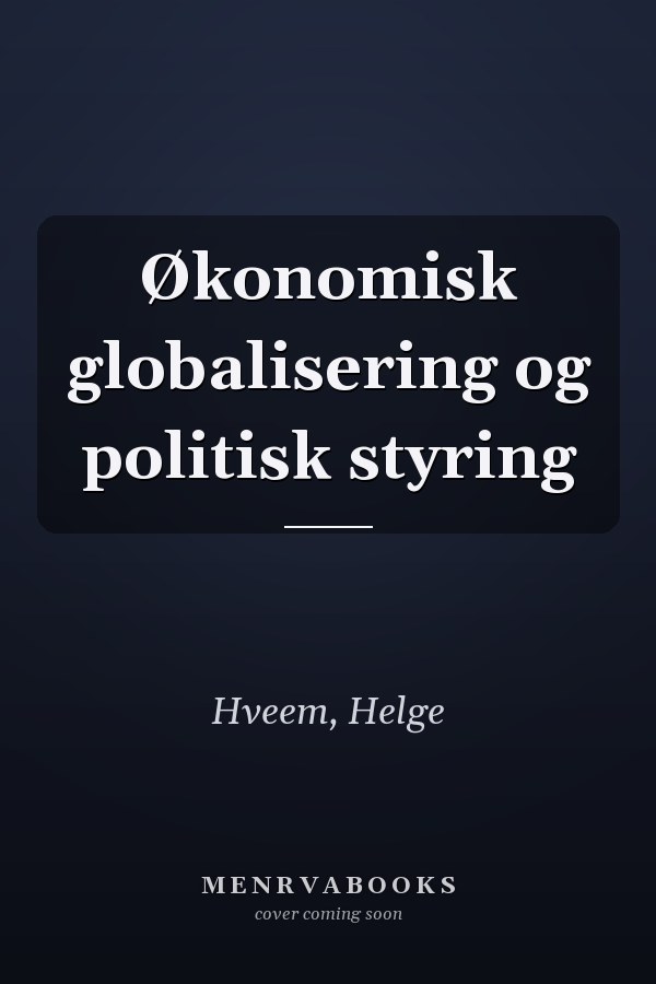 Økonomisk globalisering og politisk styring