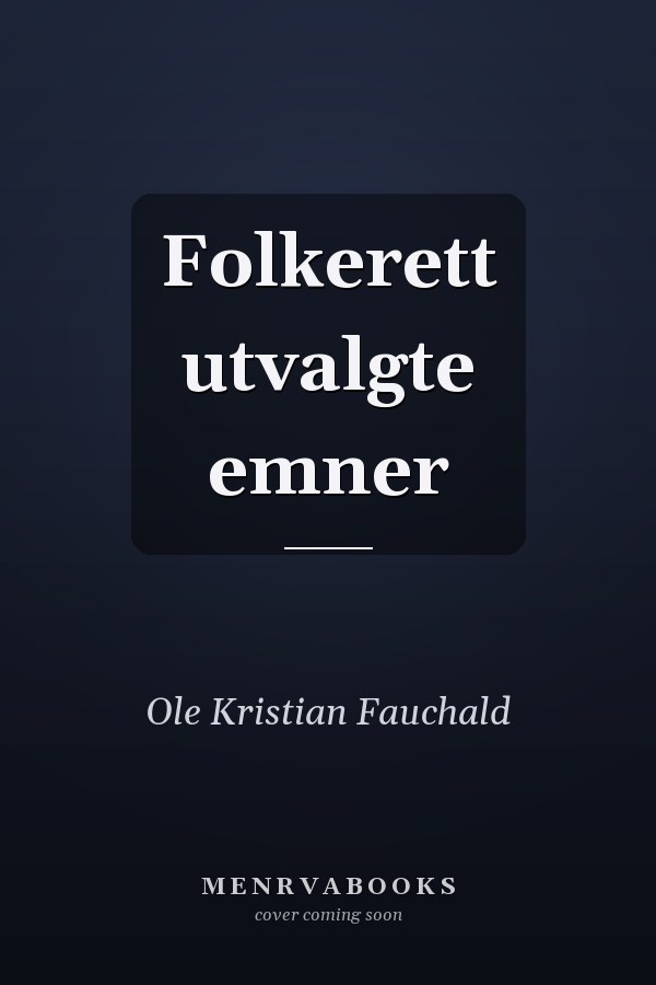 Folkerett utvalgte emner