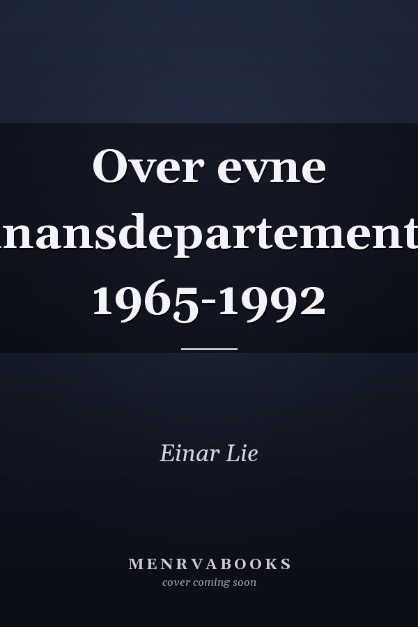 Over evne Finansdepartementet 1965-1992