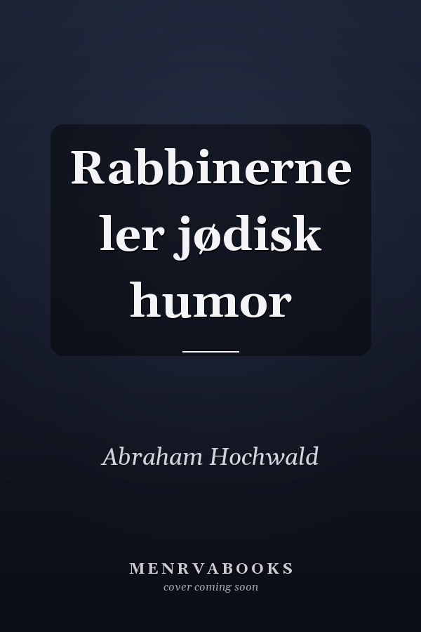 Rabbinerne ler jødisk humor