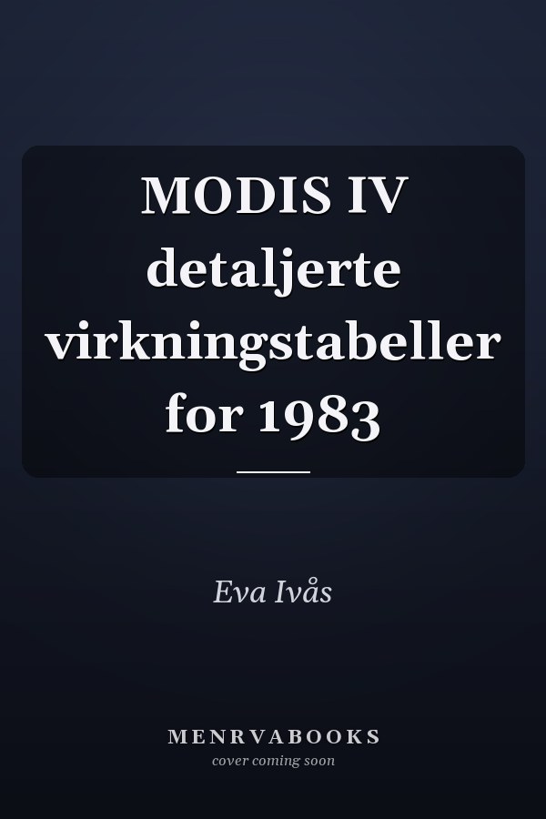 MODIS IV detaljerte virkningstabeller for 1983