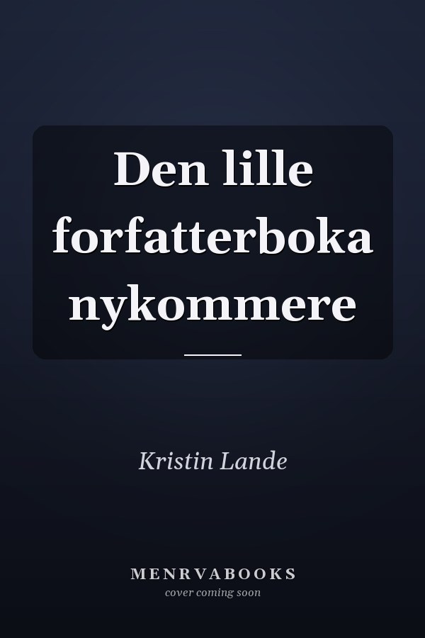 Den lille forfatterboka nykommere