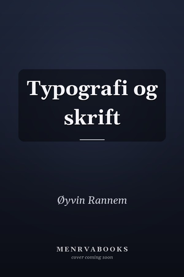 Typografi og skrift