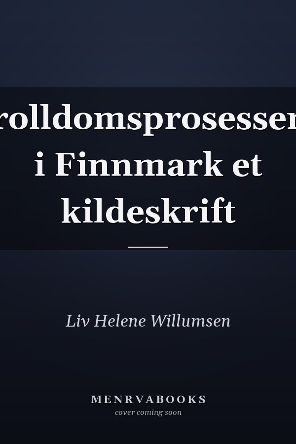 Trolldomsprosessene i Finnmark et kildeskrift