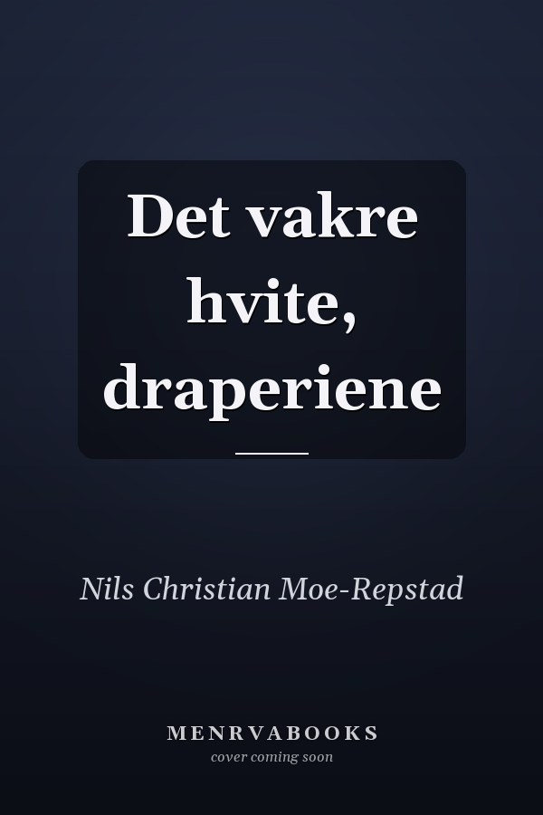 Det vakre hvite, draperiene