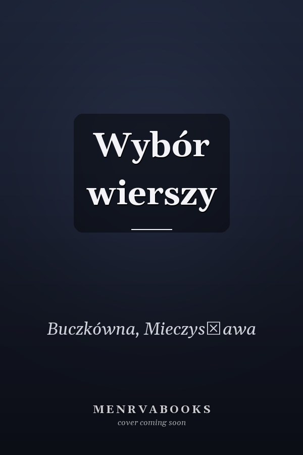 Wybór wierszy
