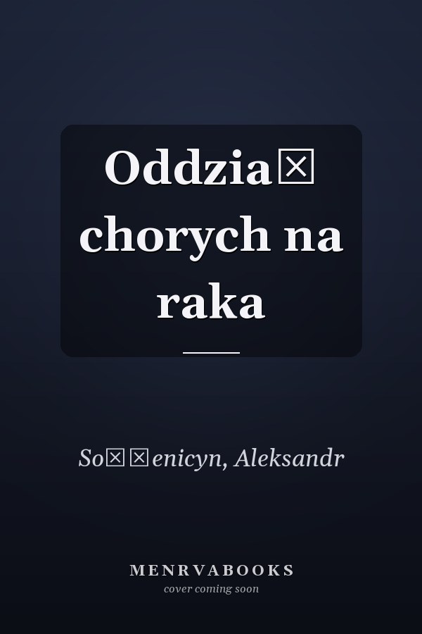 Oddział chorych na raka