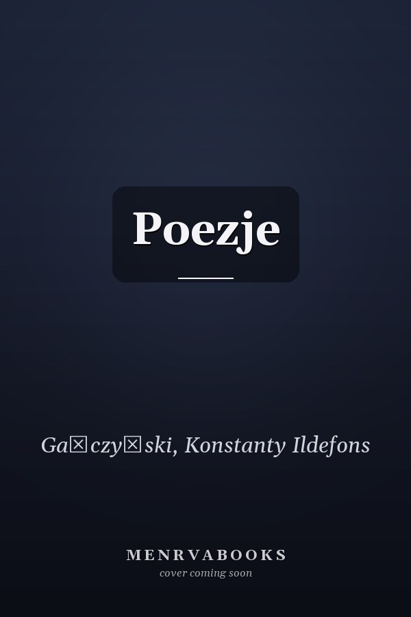 Poezje