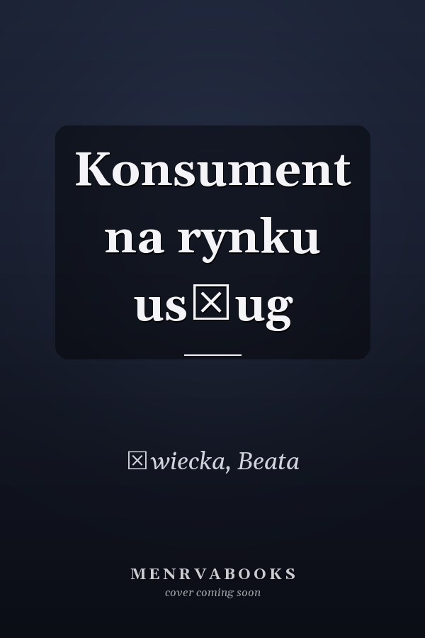 Konsument na rynku usług
