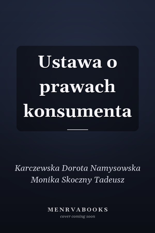 Ustawa o prawach konsumenta