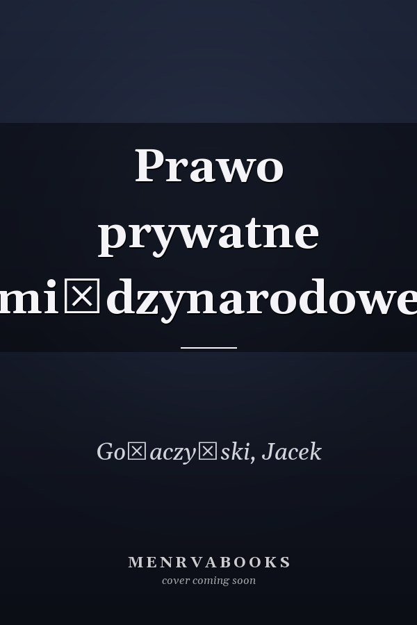 Prawo prywatne międzynarodowe