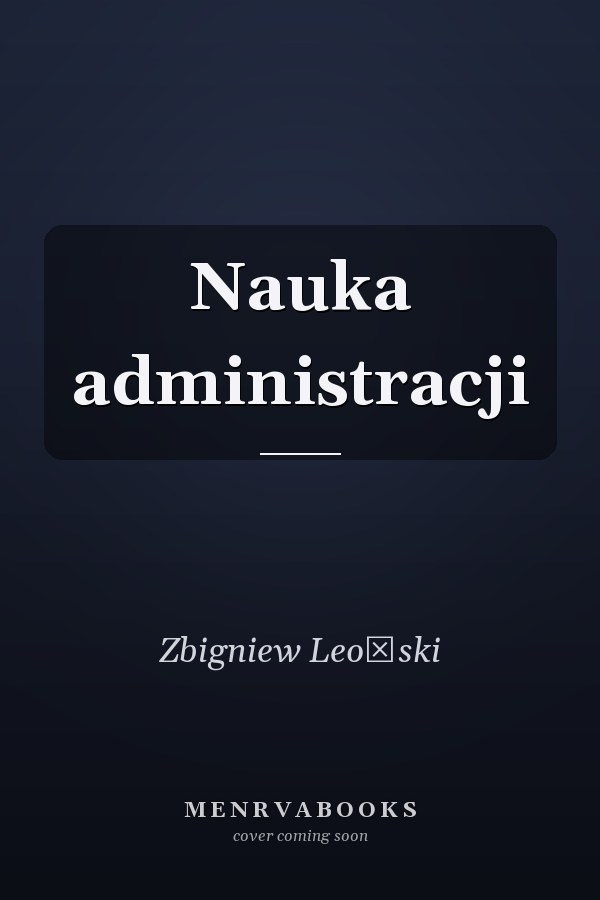 Nauka administracji