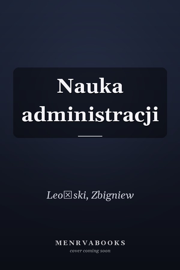 Nauka administracji