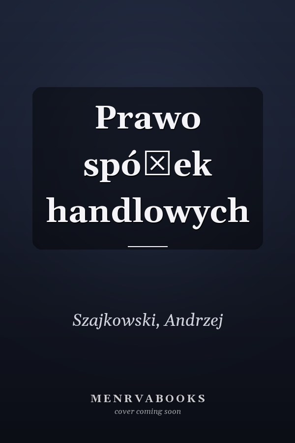 Prawo spółek handlowych