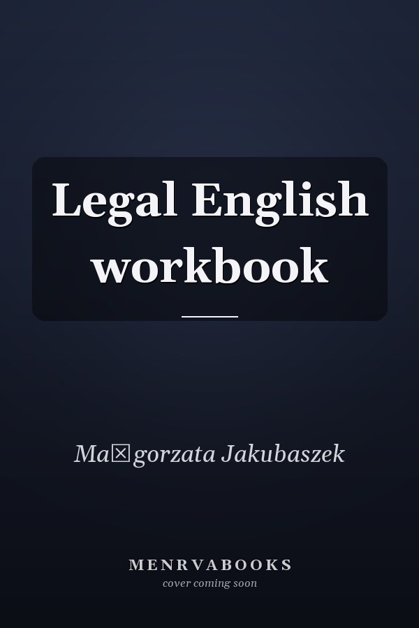 Legal English workbook