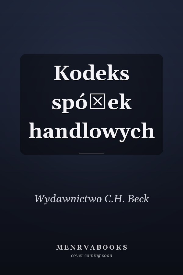 Kodeks spółek handlowych
