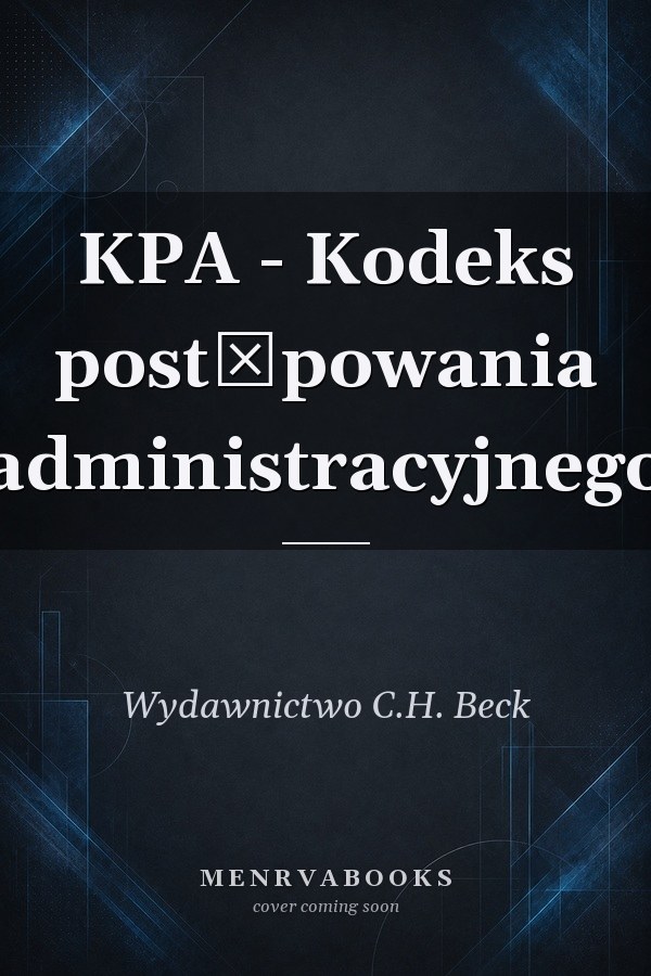 KPA - Kodeks postępowania administracyjnego