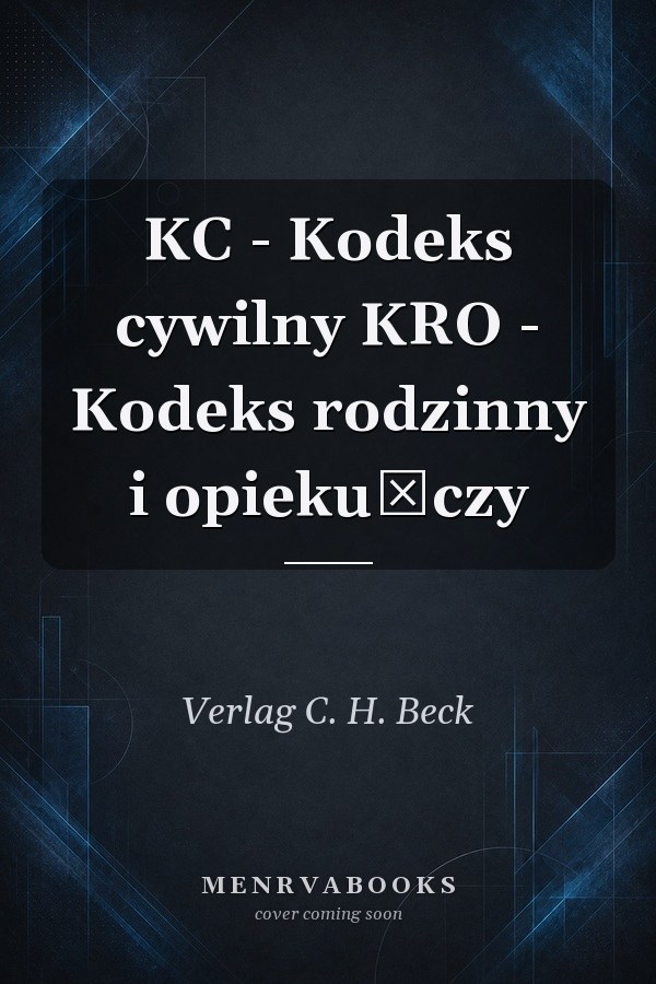 KC - Kodeks cywilny KRO - Kodeks rodzinny i opiekuńczy