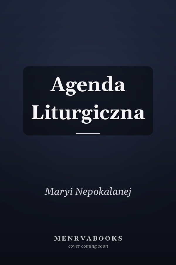 Agenda Liturgiczna