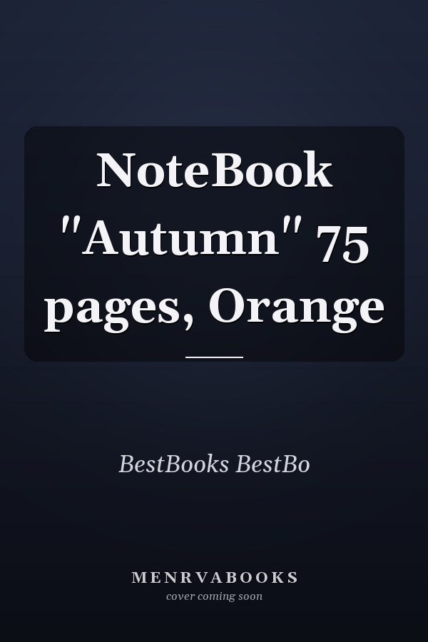 NoteBook "Autumn" 75 pages, Orange