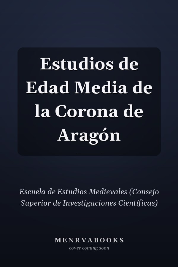 Estudios de Edad Media de la Corona de Aragón
