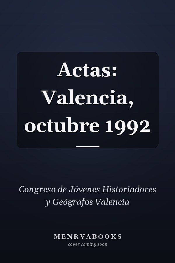 Actas: Valencia, octubre 1992