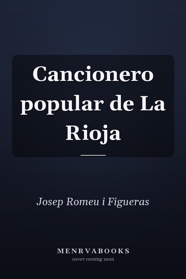 Cancionero popular de La Rioja